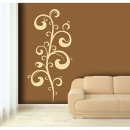 Nonfiguratív virágminta - Falmatrica / Faltetoválás