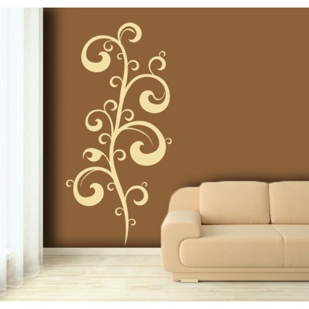 Nonfiguratív virágminta - Falmatrica / Faltetoválás