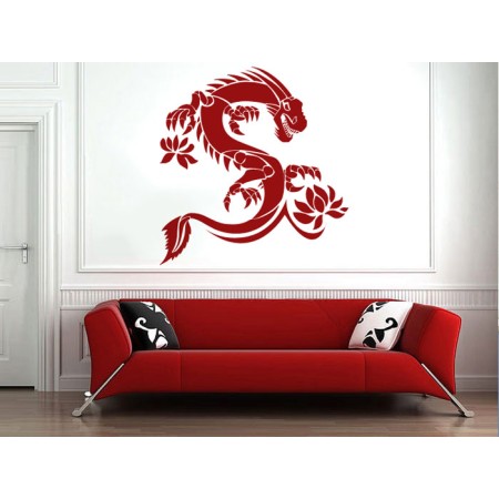 Kínai Sárkány - Falmatrica / Faltetoválás