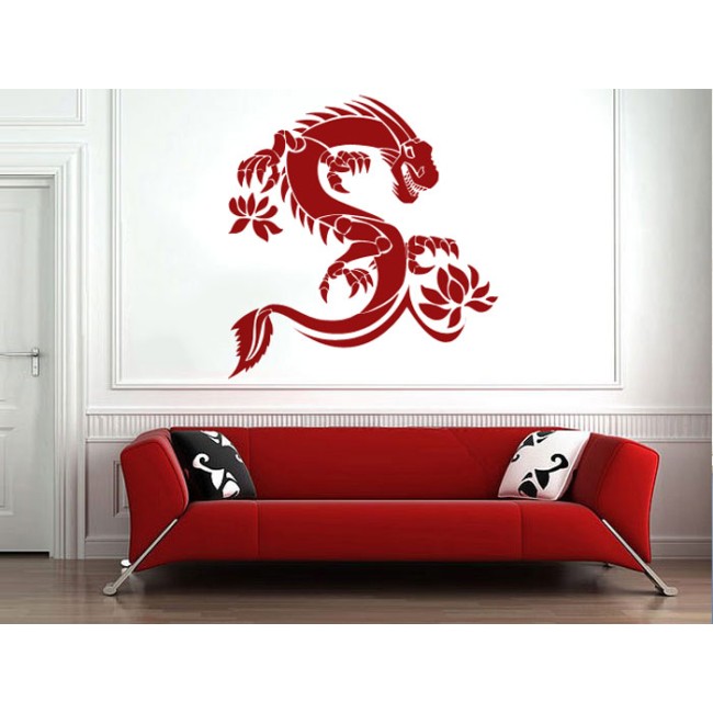 Kínai Sárkány - Falmatrica / Faltetoválás