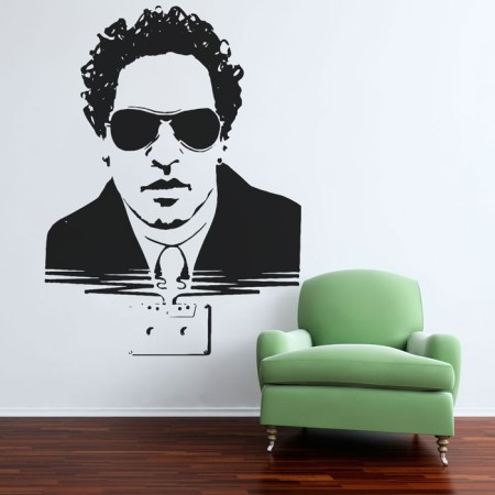 Lenny Kravitz portré - Falmatrica / Faltetoválás