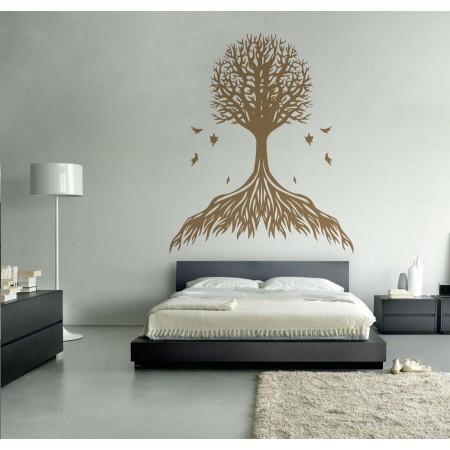 Őszi fa - Falmatrica / Faltetoválás