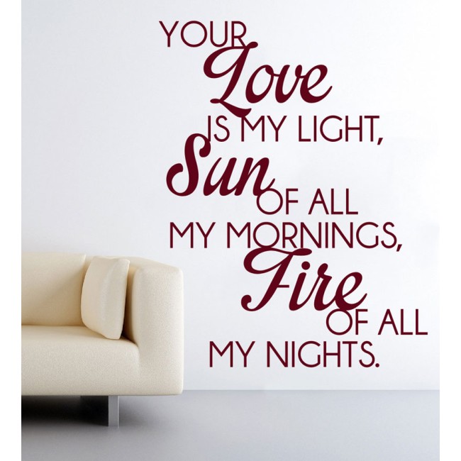 Your Love is My Light - Falmatrica / Faltetoválás