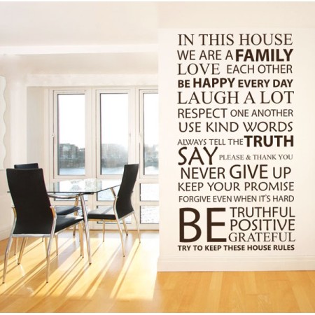 In This House - Házirend - Falmatrica / Faltetoválás -