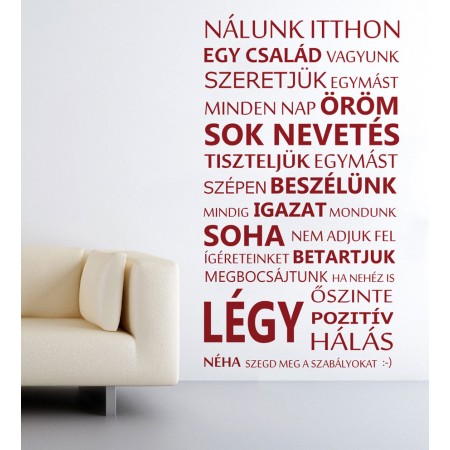 Nálunk itthon - Falmatrica / Faltetoválás