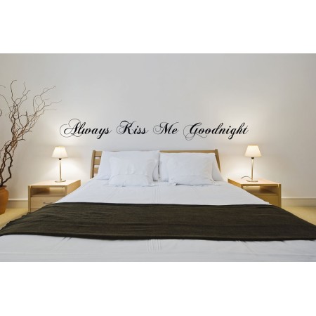 Always kiss me goodnight - Falmatrica / Faltetoválás