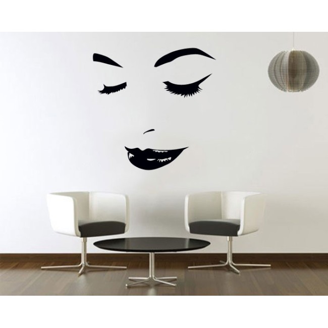 Női szépség - Falmatrica / Faltetoválás