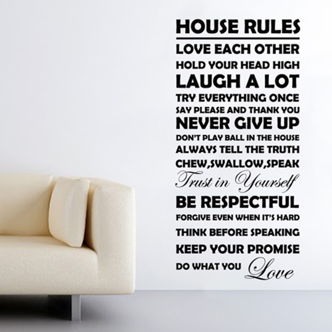 House rules - Falmatrica / Faltetoválás