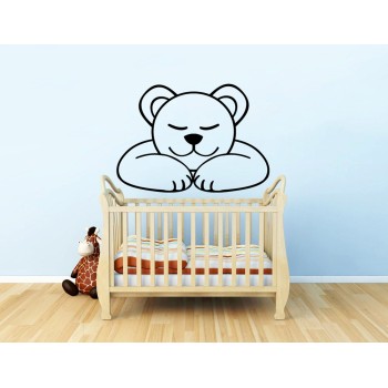 Alvó maci - Falmatrica / Faltetoválás