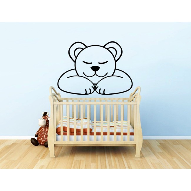 Alvó maci - Falmatrica / Faltetoválás