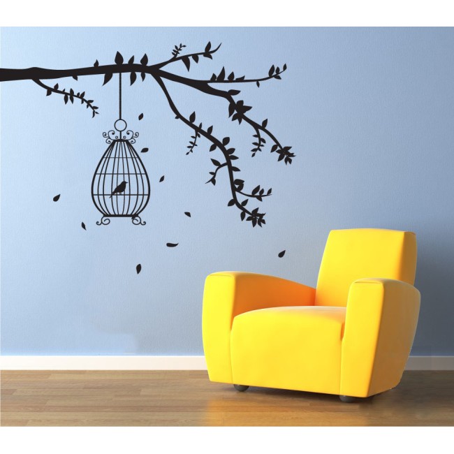 Madár a fán - Falmatrica / Faltetoválás