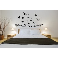 A röpködő madarak - Falmatrica / Faltetoválás -