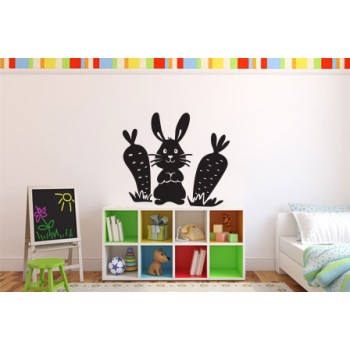 Kisállatok - nyuszi - Falmatrica / Faltetoválás