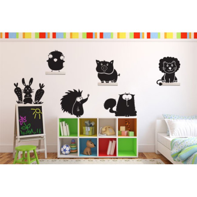 Kisállatok (csomag) - Falmatrica / Faltetoválás