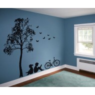 Pihenés a fa alatt - Falmatrica / Faltetoválás