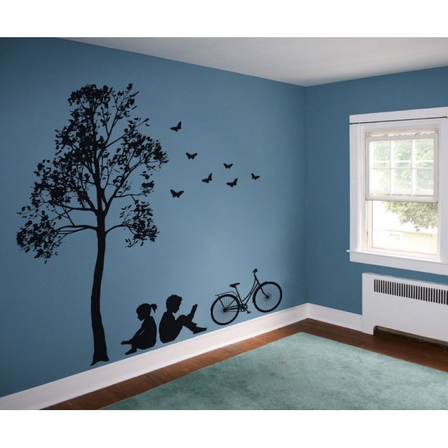 Pihenés a fa alatt - Falmatrica / Faltetoválás