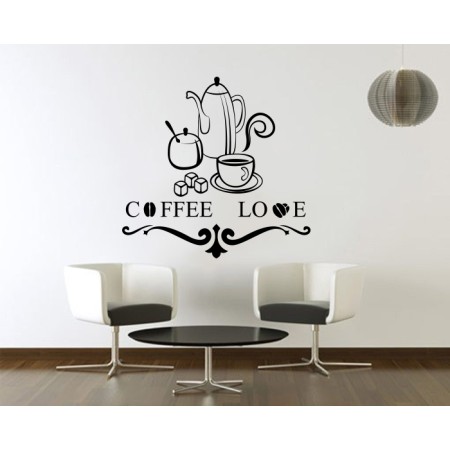 Coffee Love - Falmatrica / Faltetoválás -