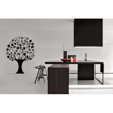 Eledel fa - Falmatrica / Faltetoválás -