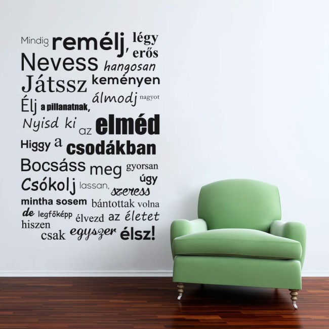 Mindig remélj  - Falmatrica / Faltetoválás