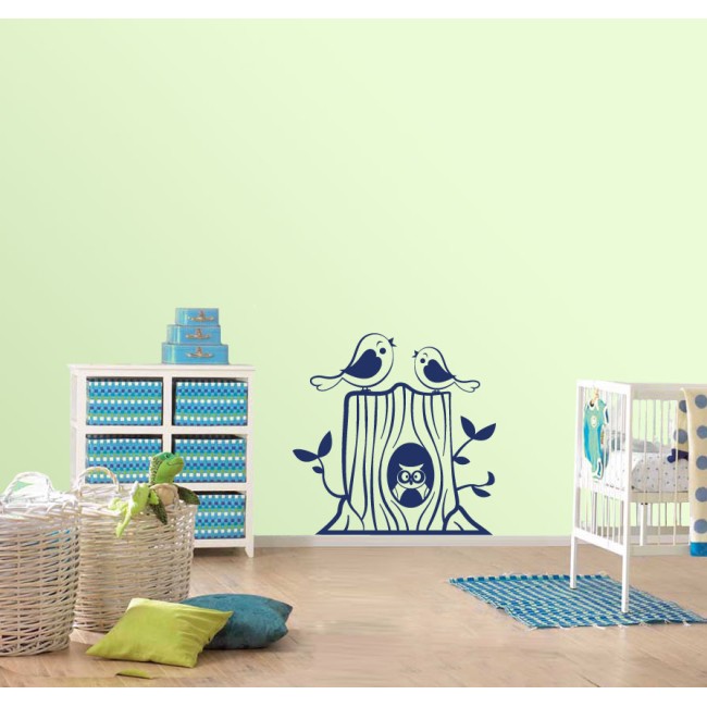 Csiripelő madarak - Falmatrica / Faltetoválás