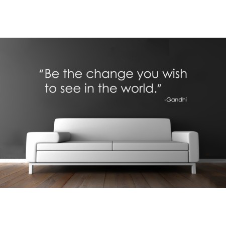 Be the change - Falmatrica / Faltetoválás