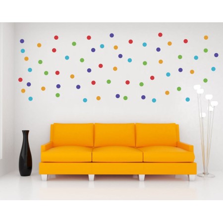 Pontok - Színes matrica csomag