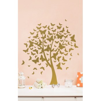 Prémium matrica - Fa pillangókkal