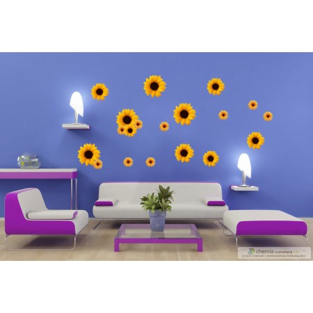 Napraforgó - Színes matrica csomag