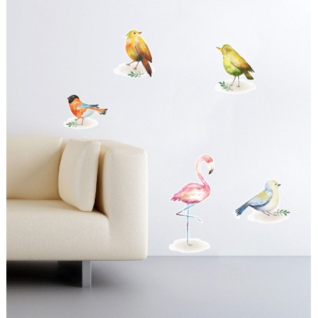 Színes madarak - Színes matrica csomag