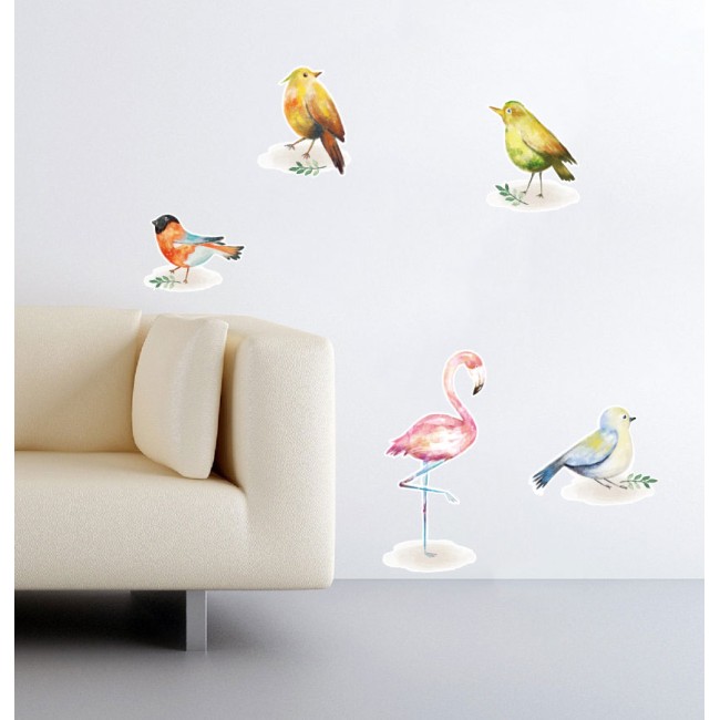 Színes madarak - Színes matrica csomag