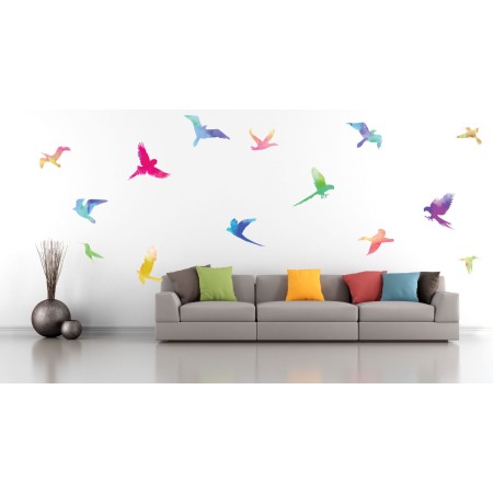 Color-birds - Színes matrica csomag