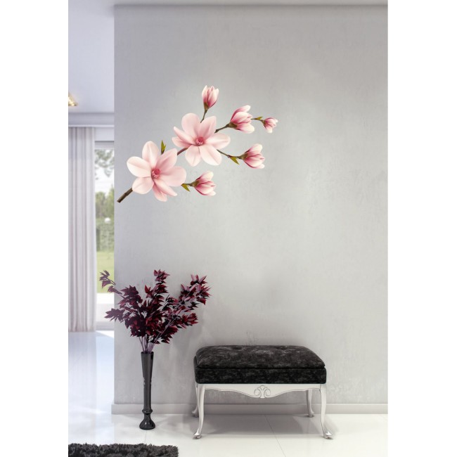 Magnólia - Színes matrica 