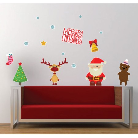 A Mikulás és Rudolf - Karácsonyi matrica csomag