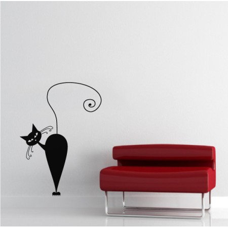 Hajló cica - Falmatrica / Faltetoválás