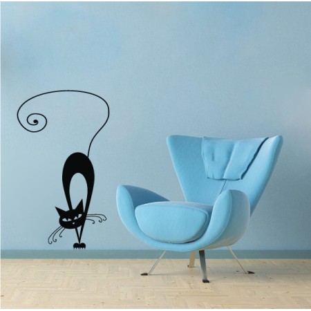 Kényes cica - Falmatrica / Faltetoválás