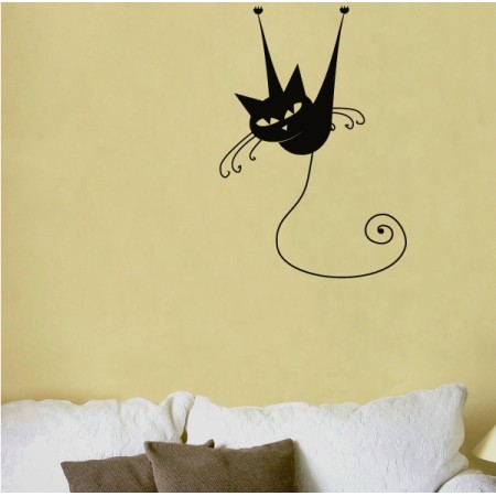 Lógó cica - Falmatrica / Faltetoválás