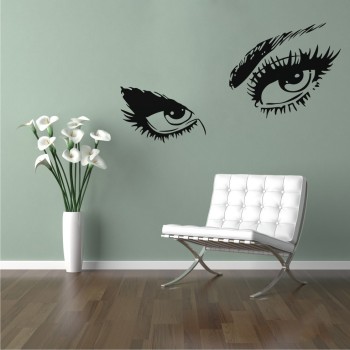 Csábító tekintet - Falmatrica / Faltetoválás