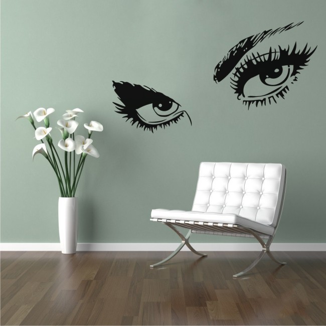 Csábító tekintet - Falmatrica / Faltetoválás