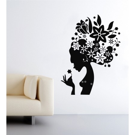 Virágzó szépség - Falmatrica / Faltetoválás