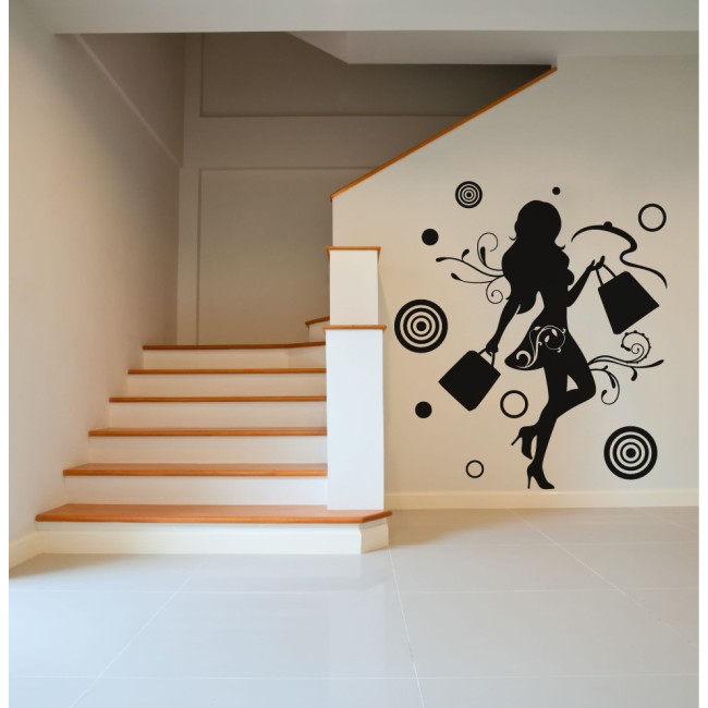 Divatkirálynő - Falmatrica / Faltetoválás