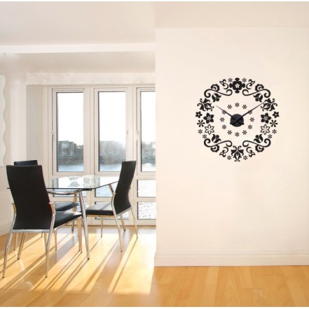 Virágmotívumos óra