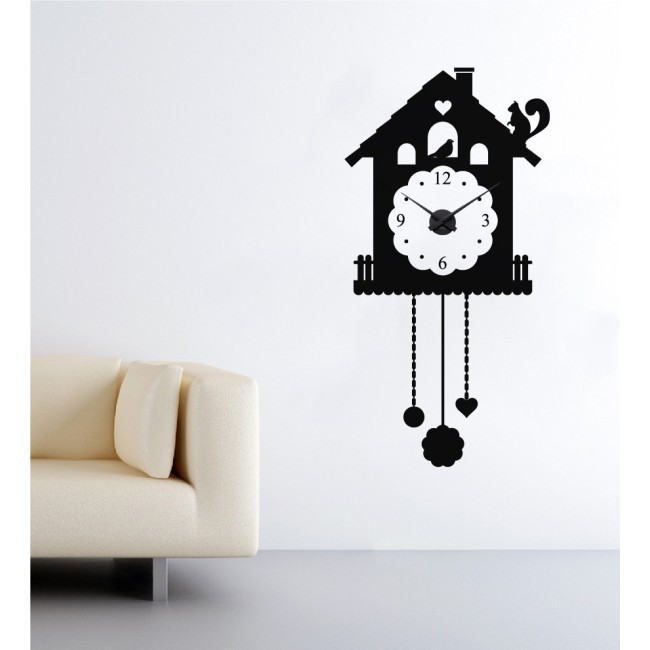 Kakukkos óra állatokkal + falióra