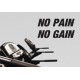 No Pain, No Gain - Falmatrica / Faltetoválás