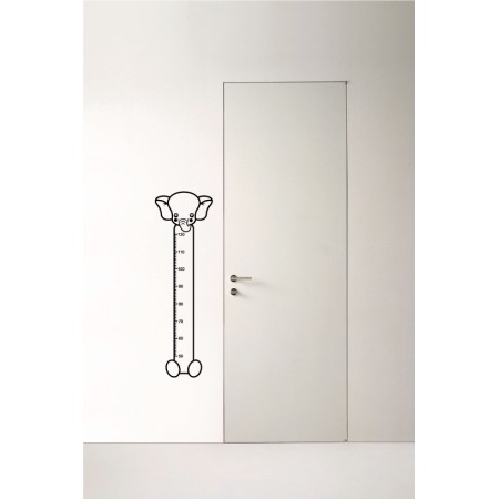 Kiselefánt (mérőszalag) - Falmatrica / Faltetoválás