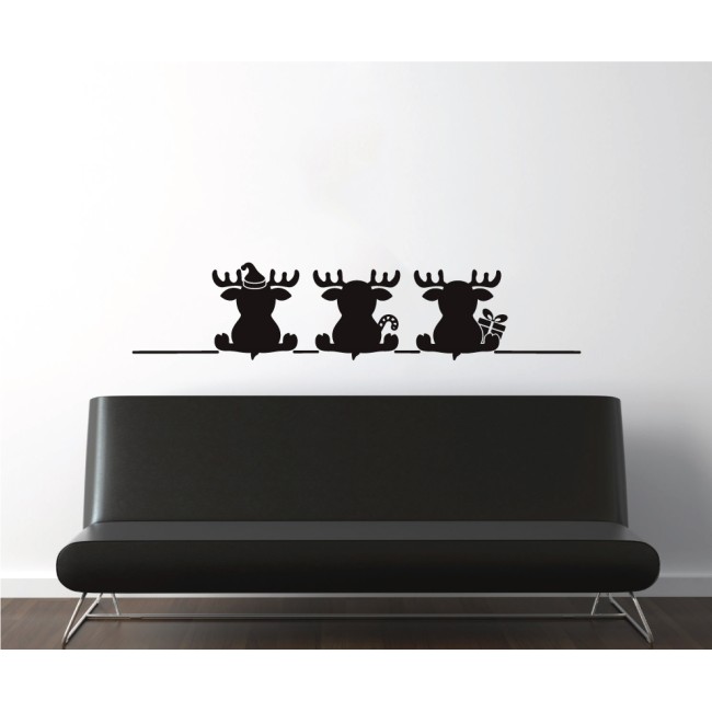 Rénszarvasok - Falmatrica / Faltetoválás