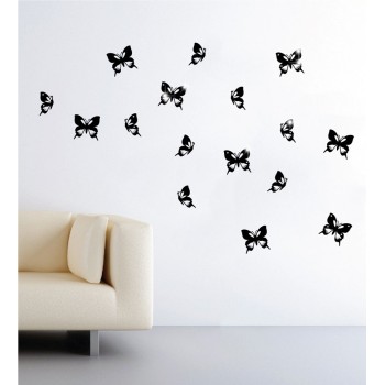 Pillangók + Swarovski kristályok