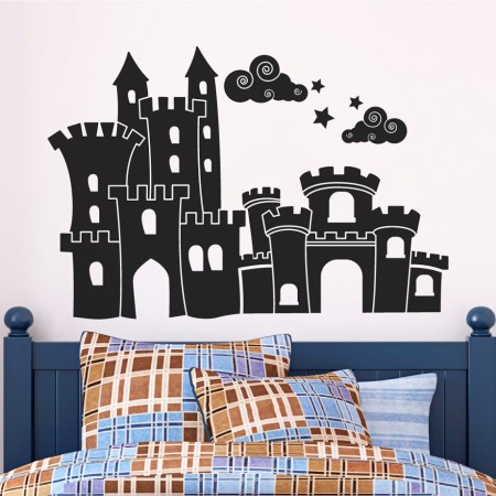 Elvarázsolt kastély - Falmatrica / Faltetoválás