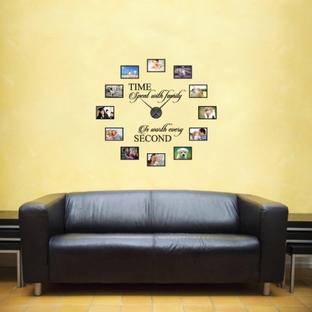 Képkeretek + falióra - Falmatrica / Faltetoválás