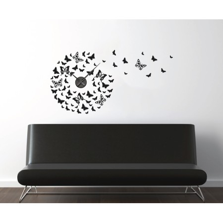 Röpködő pillangók + falióra