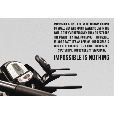 Nincs lehetetlen - motivációs matrica - Falmatrica / Faltetoválás